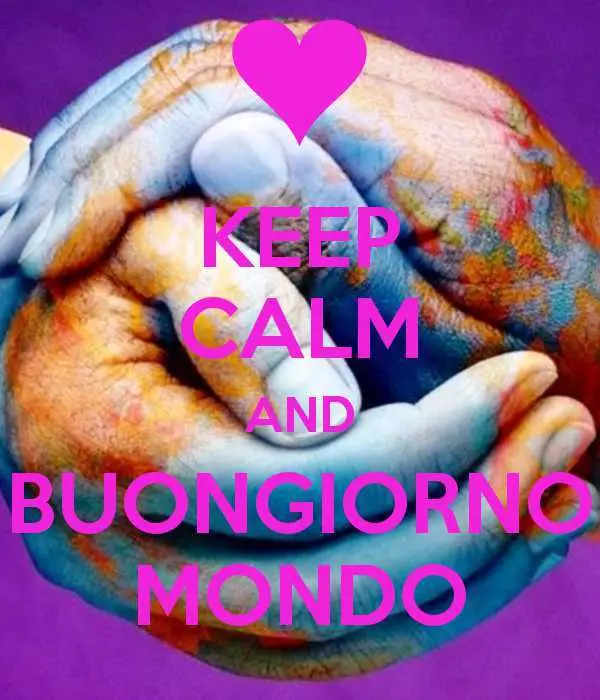 buongiorno mondo
