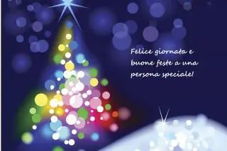 immagine buongiorno con albero di natale buon anno