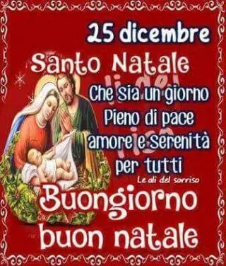 buon santo natale madonna e bambino