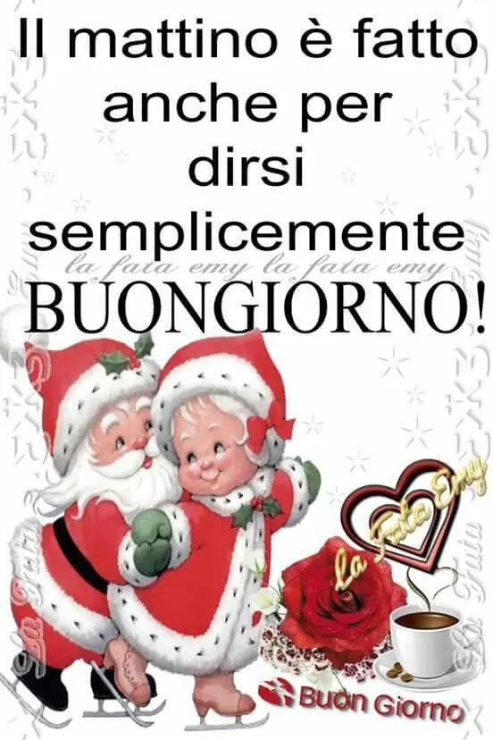 il mattino è fatto anche per dirsi semplicemente buongiorno